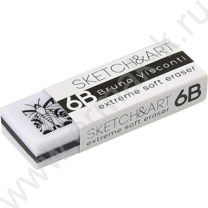 Ластик художественный Sketch&Art супермягкий 6B NEW | Фото 2