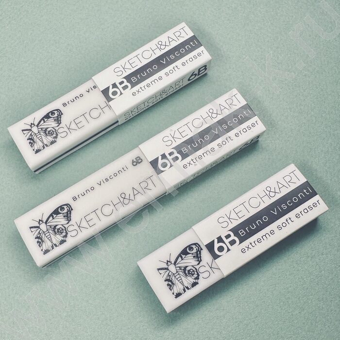 Ластик художественный Sketch&Art супермягкий 6B NEW | Фото 6
