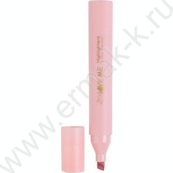 Текстовыделитель /набор  3цв/ 1-5мм косой LOVE ME /розовый, сиреневый,бежевый NEW | Фото 4