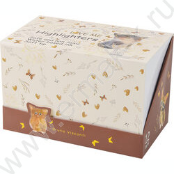 Текстовыделитель /набор  3цв/ 1-5мм косой LOVE ME /розовый, сиреневый,бежевый NEW | Фото 7