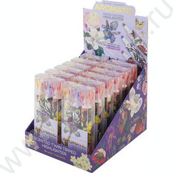 Текстовыделитель /набор  3цв/ 1-5мм косой/круг Flora с запахом NEW | Фото 7