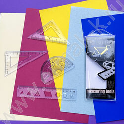 Геометрический набор 4предм BLACK EXCELLENCE.Bike /транспортир,линейка,два треугольника NEW | Фото 4