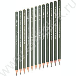 Карандаш ч/гр /набор 12шт/ 2H-9B GraphixPro NEW | Фото 2
