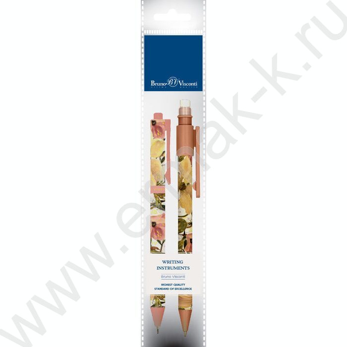 Набор Ручка шар ArtClick 0,5мм+карандаш мех. 0,7мм Flora.Bloom flowers NEW | Фото 1
