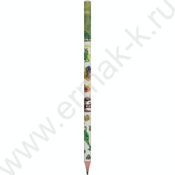 Набор Ручка шар HappyWrite 0,5мм+карандаш ч/гр НВ HappyGraphix Динозавры NEW | Фото 3