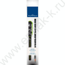 Набор Ручка шар PrimeWrite 0,7мм+карандаш ч/гр HB ArtGraphix Blueprint Автомобиль NEW | Фото 1