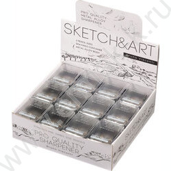 Точилка 2отв. пластик/с контейнером/ Sketch&Art NEW | Фото 3