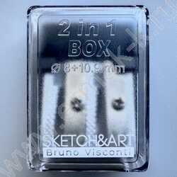 Точилка 2отв. пластик/с контейнером/ Sketch&Art NEW | Фото 4