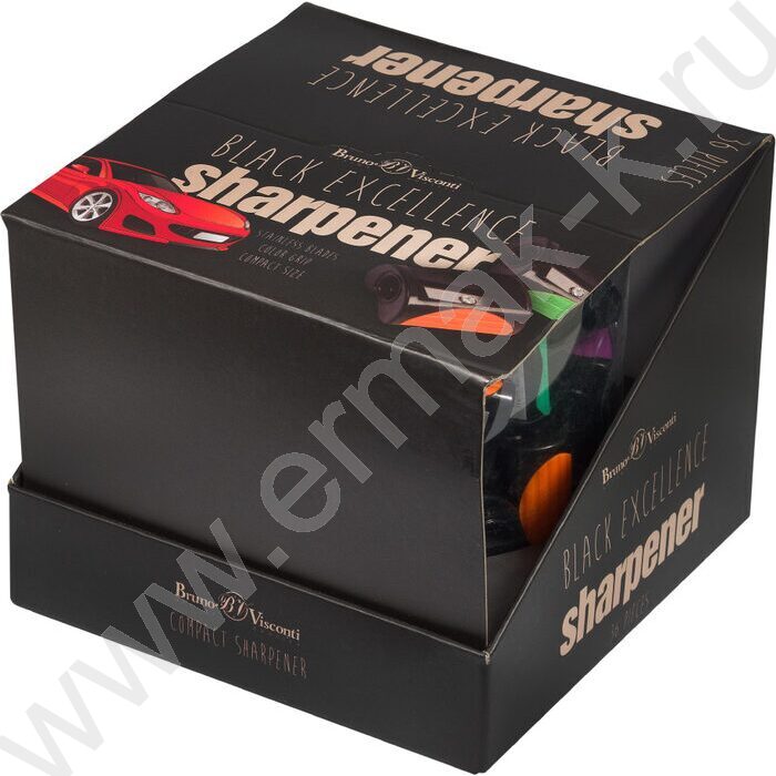 Точилка 1отв. пластик BLACK EXCELLENCE.Машина ассорти NEW | Фото 8