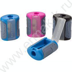 Точилка 1отв. пластик/с контейнером в пенале/ EASYSHARP ассорти NEW | Фото 2