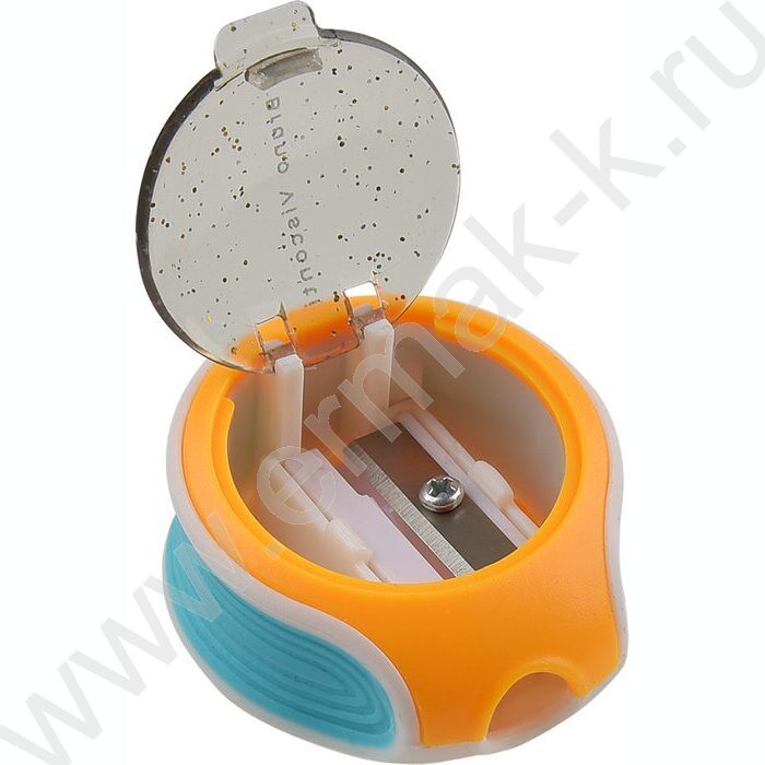 Точилка 1отв. пластик/с контейнером/ EASY.Бульдог ассорти NEW | Фото 3