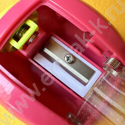 Точилка 1отв. пластик/с контейнером/ KIDS.Кошка с бантиком ассорти NEW | Фото 7