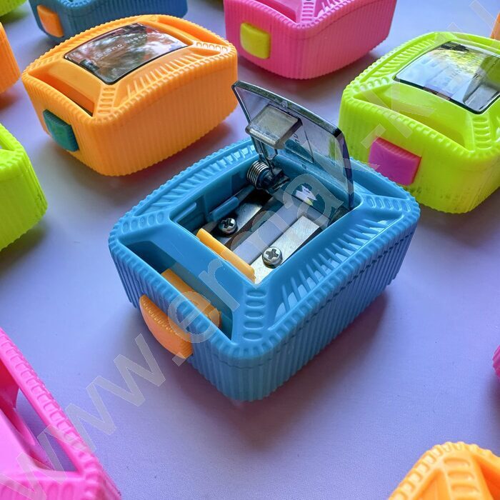 Точилка 2отв. пластик/с контейнером/ KAWAII ANIMALS ассорти NEW | Фото 9