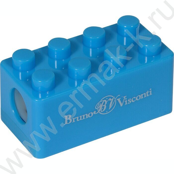 Точилка 1отв. пластик/с контейнером/ EASYSHARP.Лего ассорти NEW | Фото 2