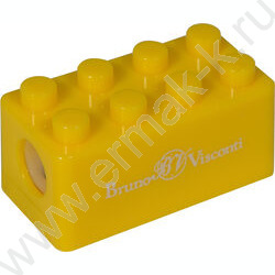 Точилка 1отв. пластик/с контейнером/ EASYSHARP.Лего ассорти NEW | Фото 3