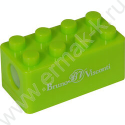 Точилка 1отв. пластик/с контейнером/ EASYSHARP.Лего ассорти NEW | Фото 4