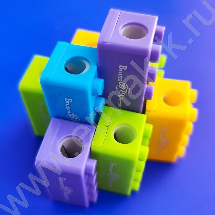 Точилка 1отв. пластик/с контейнером/ EASYSHARP.Лего ассорти NEW | Фото 9