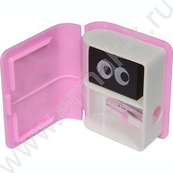 Точилка 1отв. пластик/с контейнером+ластик/ FUNSHARP.Книга ассорти NEW | Фото 3