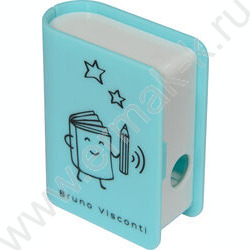 Точилка 1отв. пластик/с контейнером+ластик/ FUNSHARP.Книга ассорти NEW | Фото 4