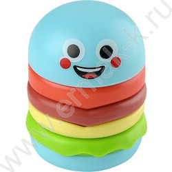 Точилка 1отв. пластик/с контейнером+ластик/ GOOD MOOD.Бургер ассорти NEW | Фото 3