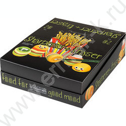 Точилка 1отв. пластик/с контейнером+ластик/ GOOD MOOD.Бургер ассорти NEW | Фото 7