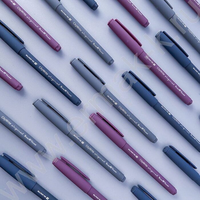 Ручка шар CityWrite.Original синяя 1мм /корпус SOFT TOUCH ассорти NEW | Фото 7
