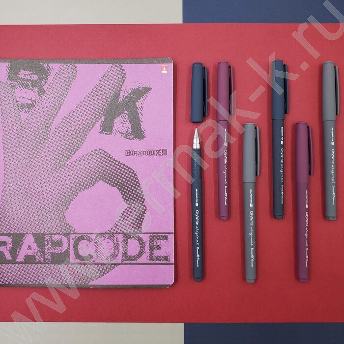 Ручка шар CityWrite.Original синяя 1мм /корпус SOFT TOUCH ассорти NEW | Фото 8