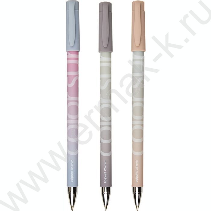 Ручка шар COLORSURF.MORANDI синяя 0,5мм /корпус SOFT TOUCH ассорти NEW | Фото 1