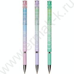 Ручка шар на масл.основе 0,5мм синяя COLORSURF.ZEFIR /корпус SOFT TOUCH ассорти NEW | Фото 1