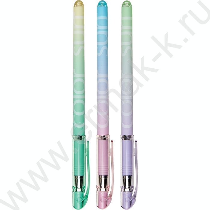 Ручка шар на масл.основе 0,5мм синяя COLORSURF.ZEFIR /корпус SOFT TOUCH ассорти NEW | Фото 2