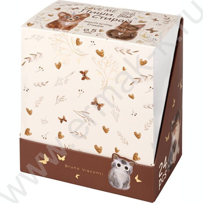 Ручка гелевая со стираемыми чернилами авт. синяя 0,5мм LOVE ME /корпус SOFT TOUCH NEW | Фото 6