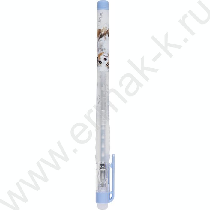 Ручка гелевая со стираемыми чернилами синяя 0,4мм DeleteSoftGrip.Cute friends /корпус SOFT TOUCH NEW | Фото 5
