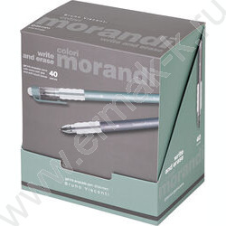 Ручка гелевая со стираемыми чернилами синяя 0,4мм DeleteSoftGrip. Morandi /корпус SOFT TOUCH асс NEW | Фото 7