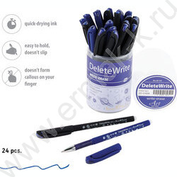 Ручка гелевая со стираемыми чернилами синяя 0,5мм DeleteWrite Art. Космос NEW | Фото 4