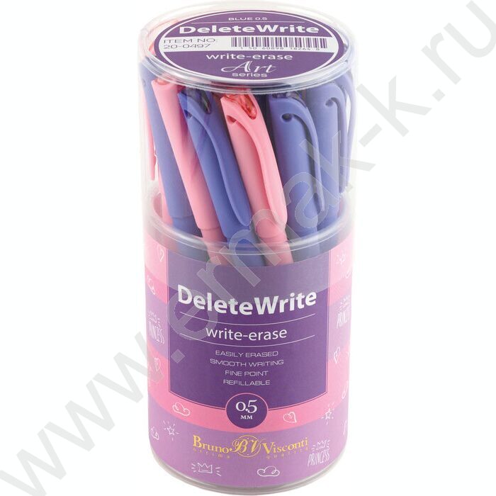 Ручка гелевая со стираемыми чернилами синяя 0,5мм DeleteWrite Art. Принцесса NEW | Фото 5