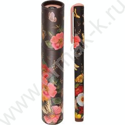 Ручка шар DreamWrite. Flora.Бабочки синяя 0,7мм /корпус SOFT TOUCH,туба NEW | Фото 4