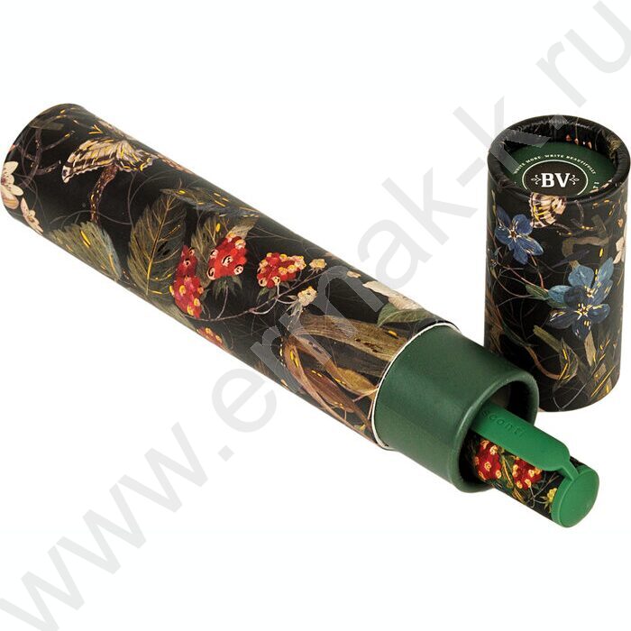 Ручка шар DreamWrite. Flora.Black night forest синяя 0,7мм /корпус SOFT TOUCH,туба NEW | Фото 4