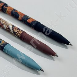 Ручка шар на масл.основе 0,7мм синяя Fauna NEW | Фото 6