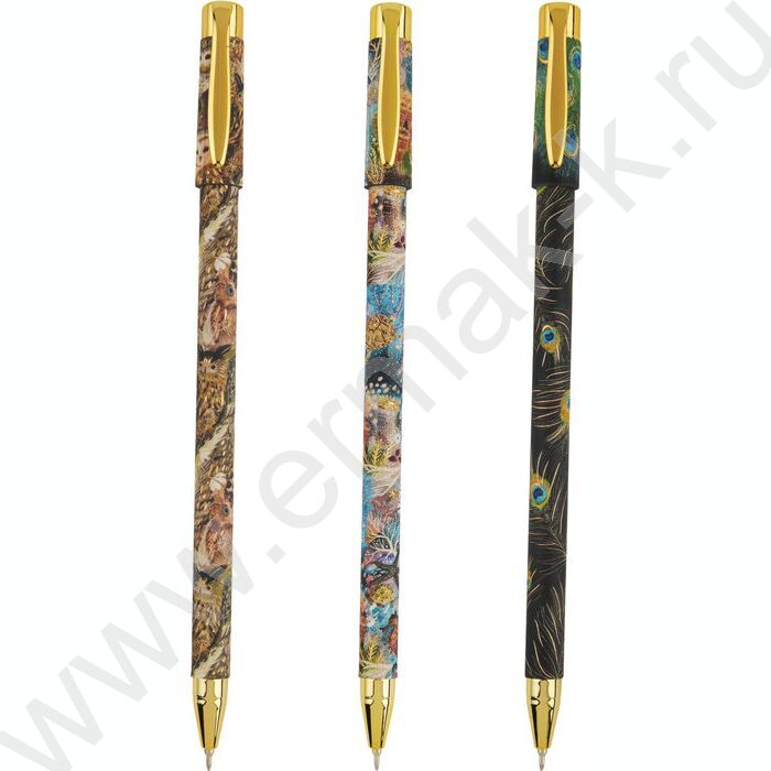 Ручка шар HappyWrite.Fauna синяя 0,38мм /корпус SOFT TOUCH NEW | Фото 1