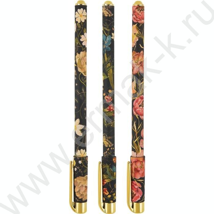 Ручка шар FLORA.BLACK NIGHT 0,38мм /корпус SOFT TOUCH NEW | Фото 2