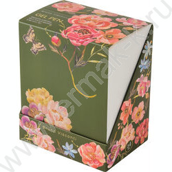 Ручка гелевая черная 0,38мм "Flora.Bloom flowers" /корпус SOFT TOUCH NEW | Фото 5