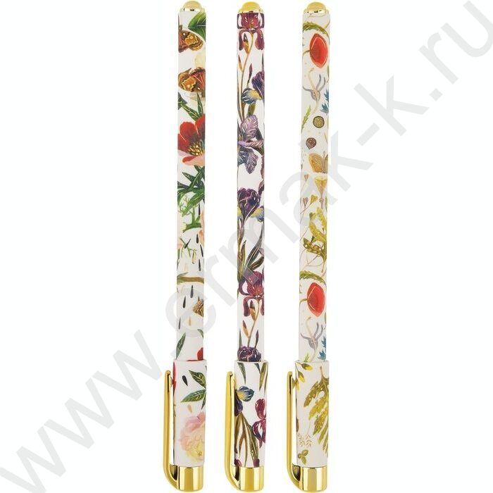 Ручка шар Flora.Bloom flowers 0,38мм /корпус SOFT TOUCH NEW | Фото 2