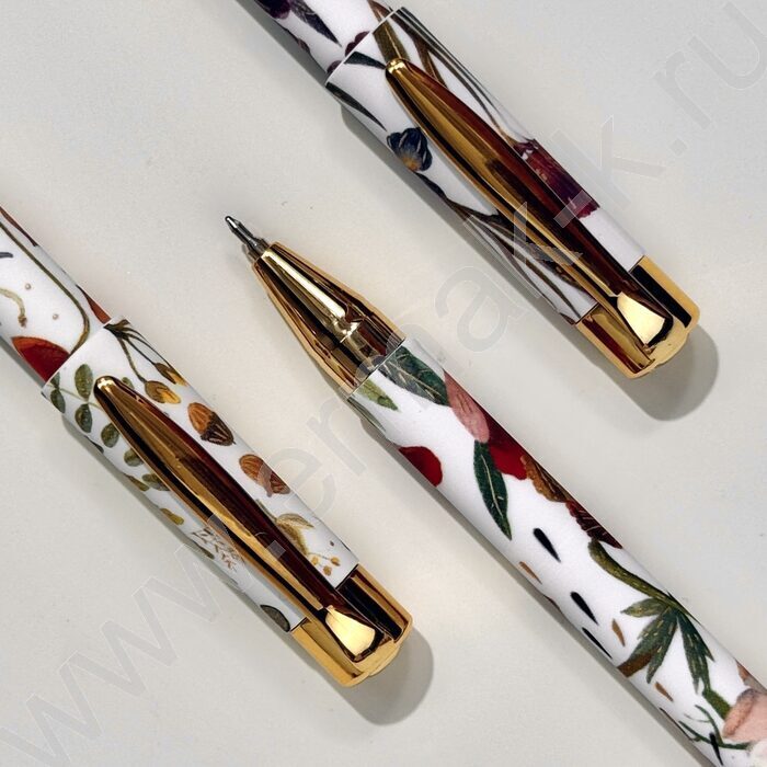 Ручка шар Flora.Bloom flowers 0,38мм /корпус SOFT TOUCH NEW | Фото 6