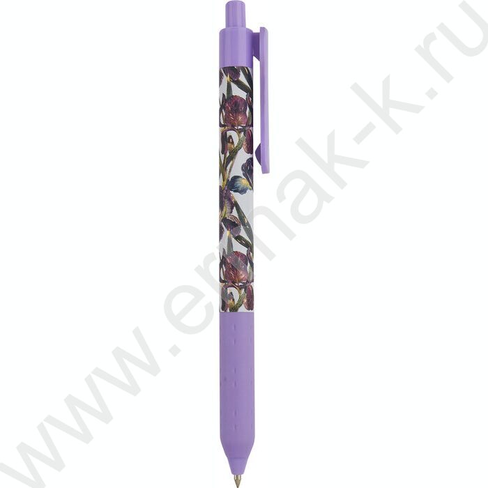 Ручка шар авт Flora.Bloom flowers 0,5мм /корпус SOFT TOUCH NEW | Фото 1