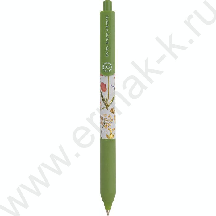 Ручка шар авт Flora.Bloom flowers 0,5мм /корпус SOFT TOUCH NEW | Фото 4