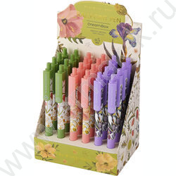 Ручка шар авт Flora.Bloom flowers 0,5мм /корпус SOFT TOUCH NEW | Фото 9