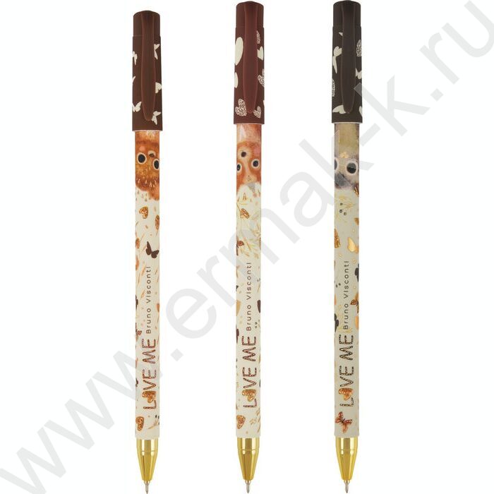 Ручка шар LOVE ME.FRIENDS 0,38мм /корпус SOFT TOUCH NEW | Фото 1
