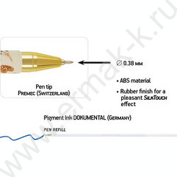 Ручка шар LOVE ME.FRIENDS 0,38мм /корпус SOFT TOUCH NEW | Фото 3