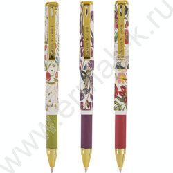 Ручка шар Mimiwrite.Flora.Bloom flowers синяя 0,5мм /корпус SOFT TOUCH NEW | Фото 1