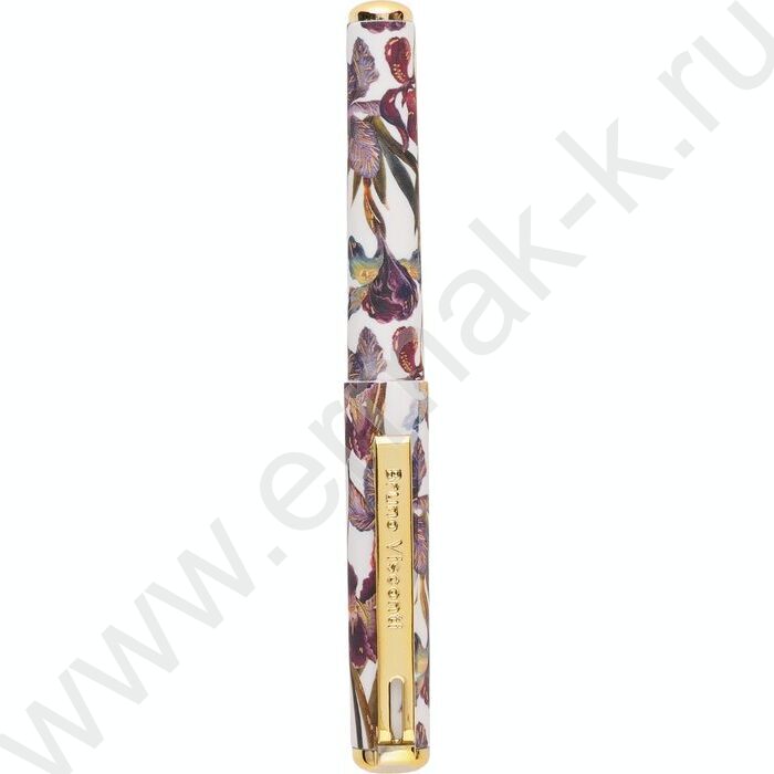 Ручка шар Mimiwrite.Flora.Ирисы синий 0,7мм /корпус SOFT TOUCH NEW | Фото 2